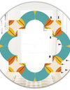 Diamond Retro IV - Cottage Round or Oval Wall Mirror - Quatrefoil
