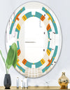 Diamond Retro IV - Cottage Round or Oval Wall Mirror - Space