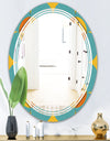 Diamond Retro IV - Cottage Round or Oval Wall Mirror - Triple C