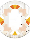 Retro Abstract Design XII - Modern Round or Oval Wall Mirror - Quatrefoil