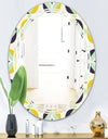 Diamond Retro V - Modern Round or Oval Wall Mirror - Triple C