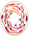 Retro Geometric Design VII - Modern Round or Oval Wall Mirror - Whirl