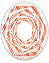 Retro Checkered Pattern I - Modern Round or Oval Wall Mirror - Whirl
