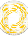 Abstract Retro Geometric Pattern IV - Modern Round or Oval Wall Mirror - Whirl