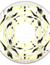 Oriental Ornament. Flower Pattern - Modern Round or Oval Wall Mirror - Whirl