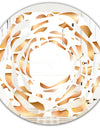 Liquid Gold I - Modern Round or Oval Wall Mirror - Whirl