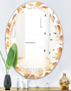 Liquid Gold I - Modern Round or Oval Wall Mirror - Triple C