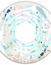 Retro Floral Pattern II - Modern Round or Oval Wall Mirror - Whirl