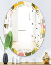 Vintage Circular Design I - Modern Round or Oval Wall Mirror - Triple C