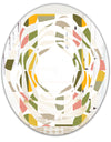 Vintage Circular Design I - Modern Round or Oval Wall Mirror - Whirl