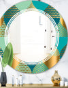 Luxury Retro Drops II - Modern Round or Oval Wall Mirror - Triple C
