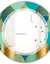 Luxury Retro Drops II - Modern Round or Oval Wall Mirror - Triple C