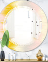 Retro Abstract Design IV - Modern Round or Oval Wall Mirror - Triple C