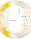 Retro Abstract Design IV - Modern Round or Oval Wall Mirror - Triple C