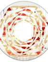 Triangular Retro Design IX - Modern Round or Oval Wall Mirror - Whirl
