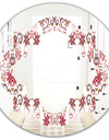 Ornamental Retro Pattern - Modern Round or Oval Wall Mirror - Quatrefoil