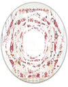Ornamental Retro Pattern - Modern Round or Oval Wall Mirror - Whirl