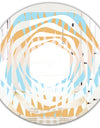 Retro Abstract Design VI - Modern Round or Oval Wall Mirror - Whirl