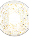Golden Maze II - Modern Round or Oval Wall Mirror - Whirl