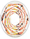 Retro Abstract Design XIII - Modern Round or Oval Wall Mirror - Whirl