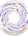 Floral Botanical Retro V - Modern Round or Oval Wall Mirror - Whirl