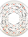Abstract Retro Design V - Modern Round or Oval Wall Mirror - Whirl