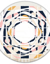 Geometrical Retro Design I - Modern Round or Oval Wall Mirror - Whirl