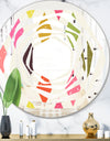 Diamond Retro III - Modern Round or Oval Wall Mirror - Whirl