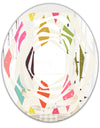 Diamond Retro III - Modern Round or Oval Wall Mirror - Whirl