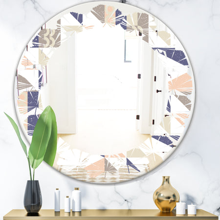 Porch Den 'Retro Geometric Design X - Wall Mirror
