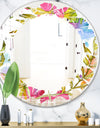 Tropical Foliage IV - Cottage Round or Oval Wall Mirror - Leaves