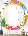 Tropical Foliage IV - Cottage Round or Oval Wall Mirror - Triple C