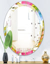 Tropical Foliage IV - Cottage Round or Oval Wall Mirror - Triple C