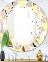 Golden River Stones - Modern Round or Oval Wall Mirror - Triple C