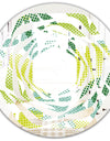 Tropical Botanicals III - Modern Round or Oval Wall Mirror - Whirl