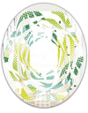 Tropical Botanicals III - Modern Round or Oval Wall Mirror - Whirl