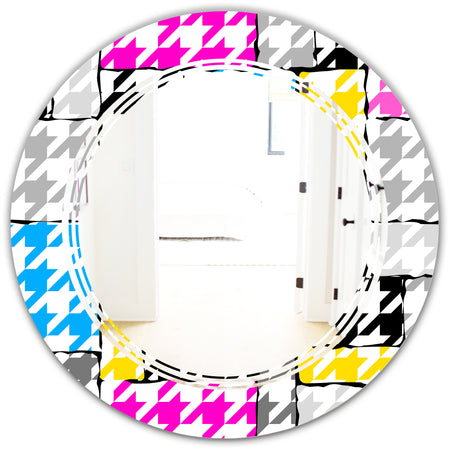 Classic Hounds - Modern Round or Oval Wall Mirror - Triple C