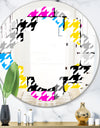 Classic Hounds - Modern Round or Oval Wall Mirror - Quatrefoil