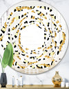 Leopard Fur Safari VI - Modern Round or Oval Wall Mirror - Whirl