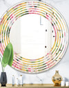 Hand - Modern Round or Oval Wall Mirror - Wave