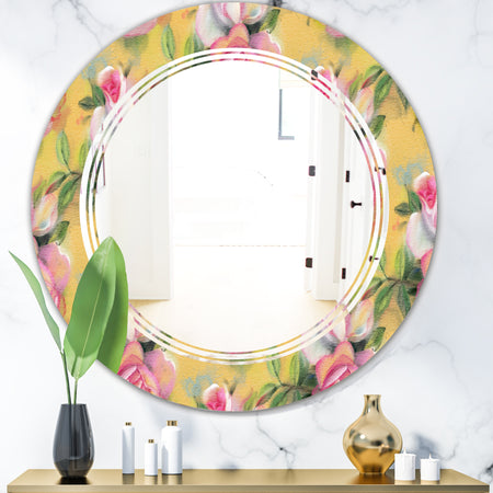 Hand - Modern Round or Oval Wall Mirror - Triple C