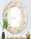Hand - Modern Round or Oval Wall Mirror - Wave