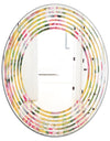 Hand - Modern Round or Oval Wall Mirror - Wave