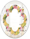 Hand - Modern Round or Oval Wall Mirror - Quatrefoil