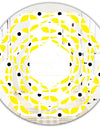 Retro Geometric Design I - Modern Round or Oval Wall Mirror - Whirl