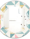 Diamond Retro I - Modern Round or Oval Wall Mirror - Triple C