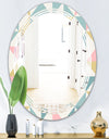 Diamond Retro I - Modern Round or Oval Wall Mirror - Triple C