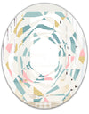 Diamond Retro I - Modern Round or Oval Wall Mirror - Whirl