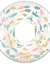 Diamond Retro II - Modern Round or Oval Wall Mirror - Whirl