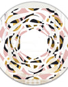 Abstract Geometric Circular Retro I - Modern Round or Oval Wall Mirror - Whirl
